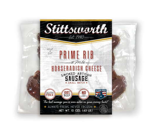 Stittsworth Prime Rib and Horseradish Cheese Sausage - A Flavorful Fusion