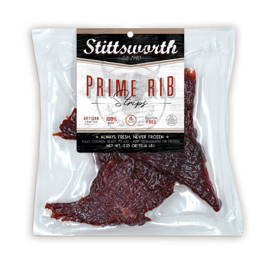 Prime Rib Beef Jerky Strips - A Fresh and Flavorful Delight