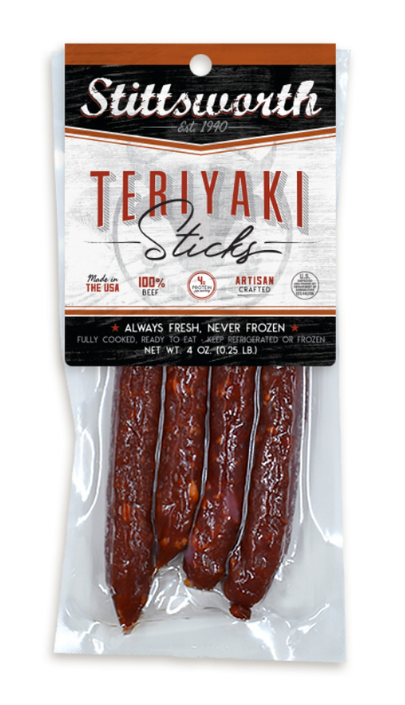 Stittsworth 16oz Teriyaki Sticks - The Ultimate Savory Snack